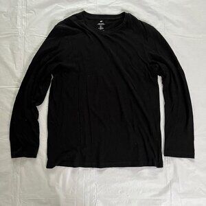 H&M Long Sleeve Shirt Black- L